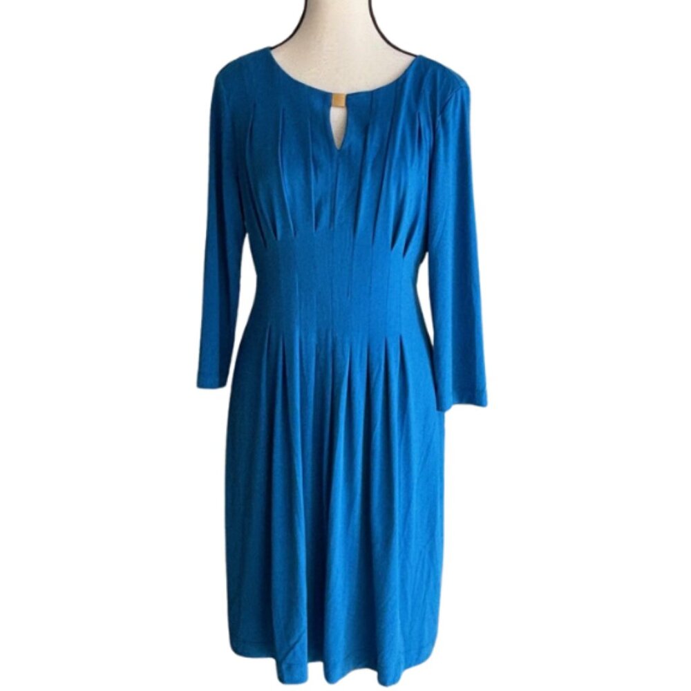 TAHARI S. ARTHUR LEVINE BEAUTIFUL FRENCH BLUE COLOR DRESS, SZ. 8